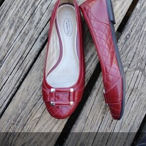 Talbots Burgundy Quilted Women's Loafers